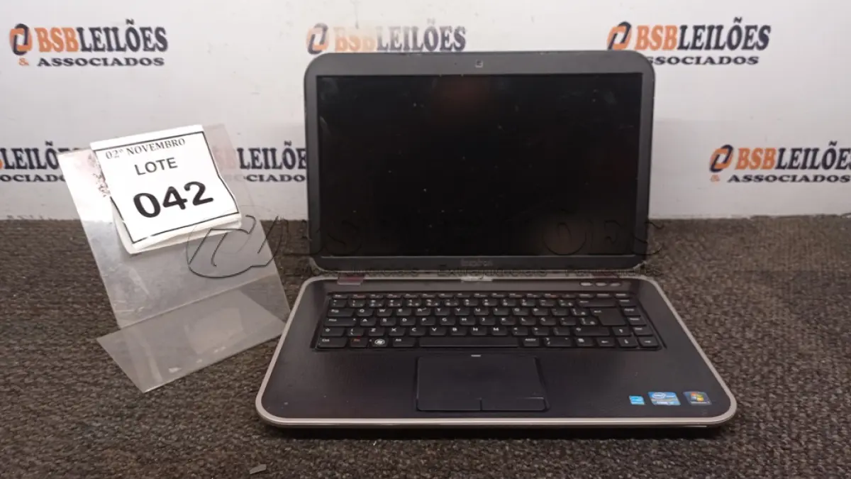 LOTE 042 - 01 NOTEBOOK CORE I7 MARCA DELL. (NO ESTADO) ATENÇÃO! FAZER A VISITAÇÃO ANTES DE ARREMATAR, NÃO SABEMOS SE FUNCIONA, LEILÃO NÃO TEM GARANTIA E NEM DEVOLUÇÃO, SUJEITO A POSSÍVEIS AVARIAS VISÍVEIS/OCULTAS E/OU AUSÊNCIA DE COMPONENTES.