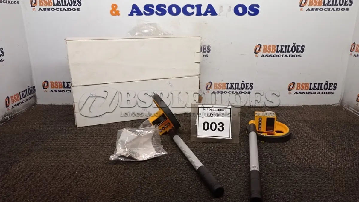 LOTE 003 - 02 TRENAS DE RODA DIGITAL. (NO ESTADO) ATENÇÃO! FAZER A VISITAÇÃO ANTES DE ARREMATAR, NÃO SABEMOS SE FUNCIONA, LEILÃO NÃO TEM GARANTIA E NEM DEVOLUÇÃO, SUJEITO A POSSÍVEIS AVARIAS VISÍVEIS/OCULTAS E/OU AUSÊNCIA DE COMPONENTES.