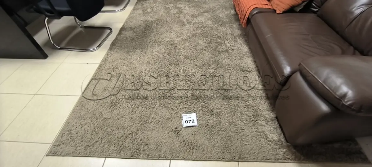 LOTE 072 - 01 TAPETE 2 METROS X 2,50CM NA COR BEGE. (NO ESTADO) ATENÇÃO! FAZER A VISITAÇÃO ANTES DE ARREMATAR, NÃO SABEMOS SE FUNCIONA, LEILÃO NÃO TEM GARANTIA E NEM DEVOLUÇÃO, SUJEITO A POSSÍVEIS AVARIAS VISÍVEIS/OCULTAS E/OU AUSÊNCIA DE COMPONENTES.