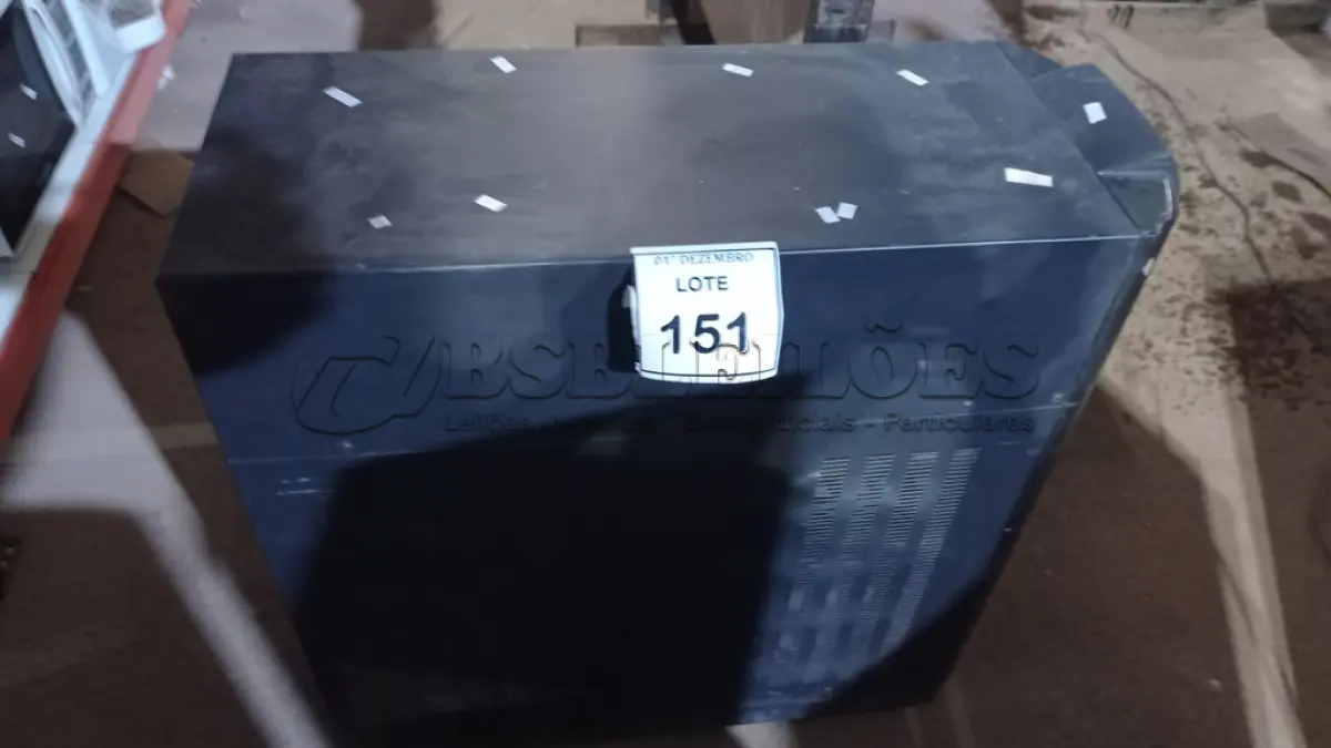 LOTE 151 - 01 NOBREAK MARCA SMS POTÊNCIA 3KVA/2400W. (NO ESTADO) ATENÇÃO! FAZER A VISITAÇÃO ANTES DE ARREMATAR, NÃO SABEMOS SE FUNCIONA, LEILÃO NÃO TEM GARANTIA E NEM DEVOLUÇÃO, SUJEITO A POSSÍVEIS AVARIAS VISÍVEIS/OCULTAS E/OU AUSÊNCIA DE COMPONENTES.