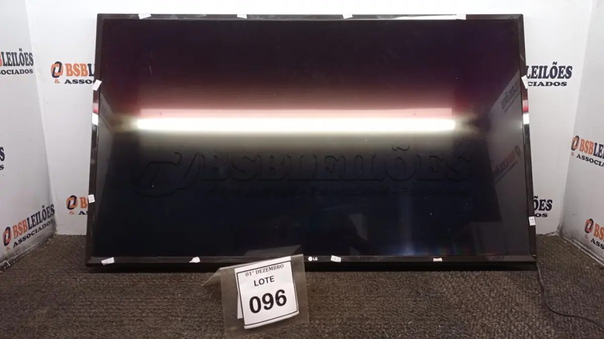 LOTE 096 - 01 TV LCD 43’’ MARCA LG E 01 TV LCD 49’’ MARCA LG. (NO ESTADO) ATENÇÃO! FAZER A VISITAÇÃO ANTES DE ARREMATAR, NÃO SABEMOS SE FUNCIONA, LEILÃO NÃO TEM GARANTIA E NEM DEVOLUÇÃO, SUJEITO A POSSÍVEIS AVARIAS VISÍVEIS/OCULTAS E/OU AUSÊNCIA DE COMPONENTES.