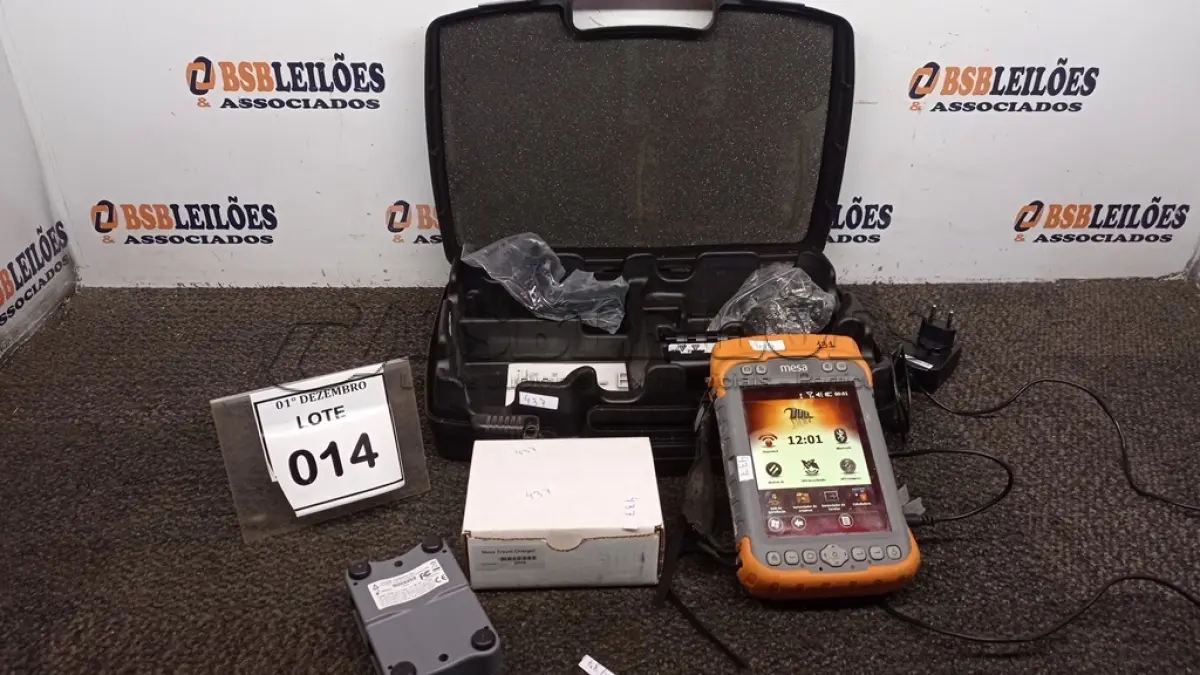LOTE 014 - 01 APARELHO DE GPS DE PRECISÃO MARCA JUNIPER MESA. (NO ESTADO) ATENÇÃO! FAZER A VISITAÇÃO ANTES DE ARREMATAR, NÃO SABEMOS SE FUNCIONA, LEILÃO NÃO TEM GARANTIA E NEM DEVOLUÇÃO, SUJEITO A POSSÍVEIS AVARIAS VISÍVEIS/OCULTAS E/OU AUSÊNCIA DE COMPONENTES.