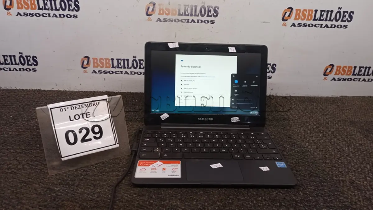 LOTE 029 - 01 NOTEBOOK 16GB TELA 11.6’’ COM FONTE. (NO ESTADO) ATENÇÃO! FAZER A VISITAÇÃO ANTES DE ARREMATAR, NÃO SABEMOS SE FUNCIONA, LEILÃO NÃO TEM GARANTIA E NEM DEVOLUÇÃO, SUJEITO A POSSÍVEIS AVARIAS VISÍVEIS/OCULTAS E/OU AUSÊNCIA DE COMPONENTES.