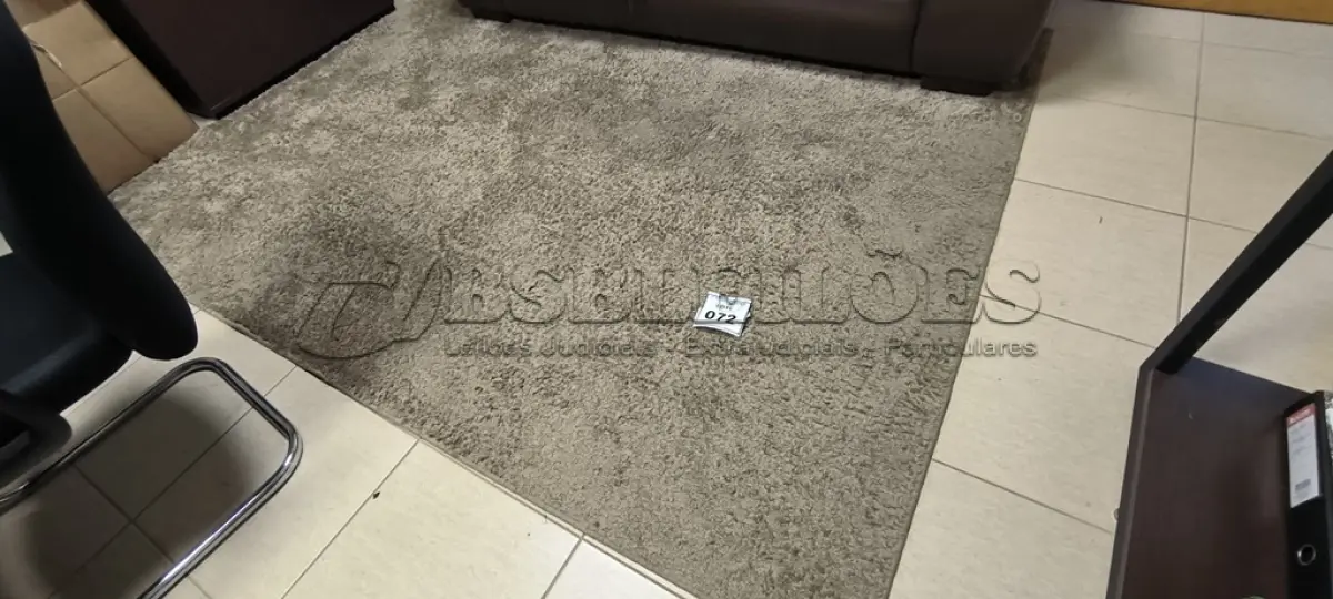 LOTE 072 - 01 TAPETE 2 METROS X 2,50CM NA COR BEGE. (NO ESTADO) ATENÇÃO! FAZER A VISITAÇÃO ANTES DE ARREMATAR, NÃO SABEMOS SE FUNCIONA, LEILÃO NÃO TEM GARANTIA E NEM DEVOLUÇÃO, SUJEITO A POSSÍVEIS AVARIAS VISÍVEIS/OCULTAS E/OU AUSÊNCIA DE COMPONENTES.