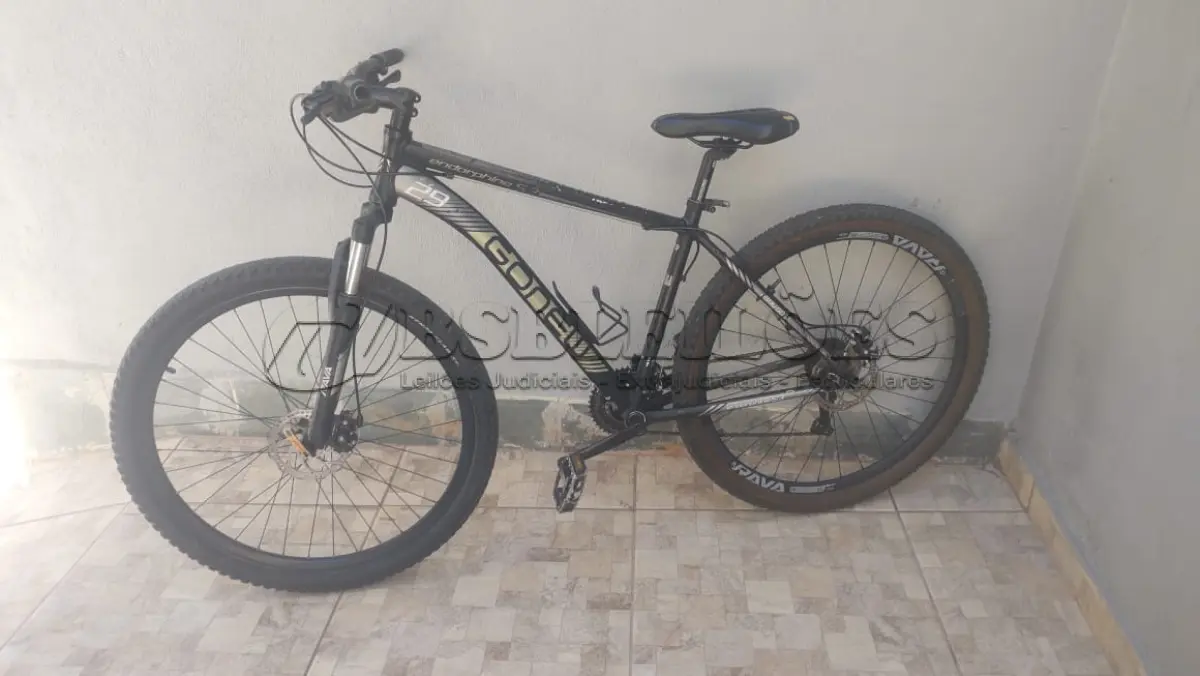 LOTE 027 - 01 BICICLETA ARO 29 GONEW ENDORPHINE 5,3 MTB FOI TODA RESIVIDAS RECENTEMENTE. (NO ESTADO) ATENÇÃO! FAZER A VISITAÇÃO ANTES DE ARREMATAR, NÃO SABEMOS SE FUNCIONA, LEILÃO NÃO TEM GARANTIA E NEM DEVOLUÇÃO, SUJEITO A POSSÍVEIS AVARIAS VISÍVEIS/OCULTAS E/OU AUSÊNCIA DE COMPONENTES.