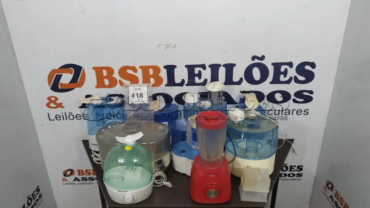 LOTE 118 - 01 LIQUIDIFICADOR MARCA PHILIPS WALITA E 08 UMIDIFICADORES DE MARCAS E MODELOS DIVERSOS.  (NO ESTADO) ATENÇÃO! FAZER A VISITAÇÃO ANTES DE ARREMATAR, NÃO SABEMOS SE FUNCIONA. LEILÃO NÃO TEM GARANTIA E NEM DEVOLUÇÃO, SUJEITO A POSSÍVEIS AVARIAS VISÍVEIS/OCULTAS E/OU AUSÊNCIA DE COMPONENTES.