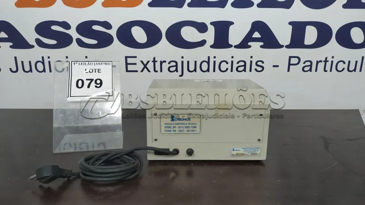 LOTE 079 - 01 MÁQUINA DE PREENCHER CHEQUE.  (NO ESTADO) ATENÇÃO! FAZER A VISITAÇÃO ANTES DE ARREMATAR, NÃO SABEMOS SE FUNCIONA. LEILÃO NÃO TEM GARANTIA E NEM DEVOLUÇÃO, SUJEITO A POSSÍVEIS AVARIAS VISÍVEIS/OCULTAS E/OU AUSÊNCIA DE COMPONENTES.