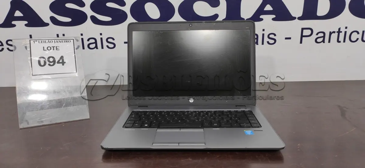 LOTE 094 - 01 NOTEBOOK SEM FONTE MARCA HP.  (NO ESTADO) ATENÇÃO! FAZER A VISITAÇÃO ANTES DE ARREMATAR, NÃO SABEMOS SE FUNCIONA. LEILÃO NÃO TEM GARANTIA E NEM DEVOLUÇÃO, SUJEITO A POSSÍVEIS AVARIAS VISÍVEIS/OCULTAS E/OU AUSÊNCIA DE COMPONENTES.