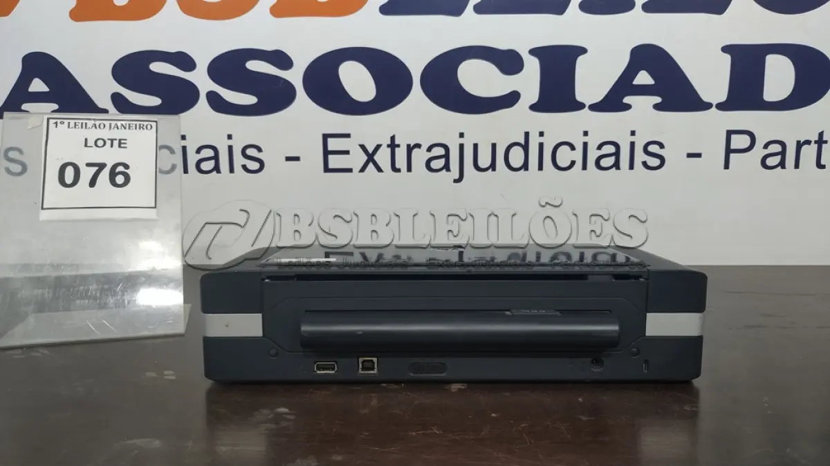 LOTE 076 - 01 SCANNER MODELO H470 SEM FONTE MARCA HP. (NO ESTADO) ATENÇÃO! FAZER A VISITAÇÃO ANTES DE ARREMATAR, NÃO SABEMOS SE FUNCIONA, LEILÃO NÃO TEM GARANTIA E NEM DEVOLUÇÃO, SUJEITO A POSSÍVEIS AVARIAS VISÍVEIS/OCULTAS E/OU AUSÊNCIA DE COMPONENTES.