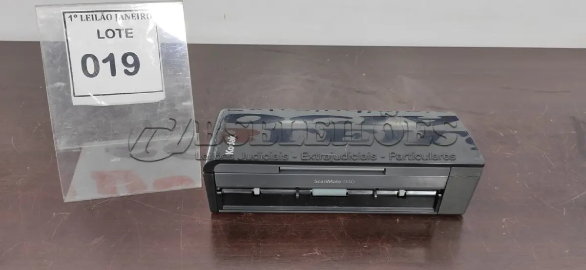 LOTE 019 - 01 SCANNER MODELO SCANMATE I940 SEM FONTE MARCA KODAK.  (NO ESTADO) ATENÇÃO! FAZER A VISITAÇÃO ANTES DE ARREMATAR, NÃO SABEMOS SE FUNCIONA. LEILÃO NÃO TEM GARANTIA E NEM DEVOLUÇÃO, SUJEITO A POSSÍVEIS AVARIAS VISÍVEIS/OCULTAS E/OU AUSÊNCIA DE COMPONENTES.