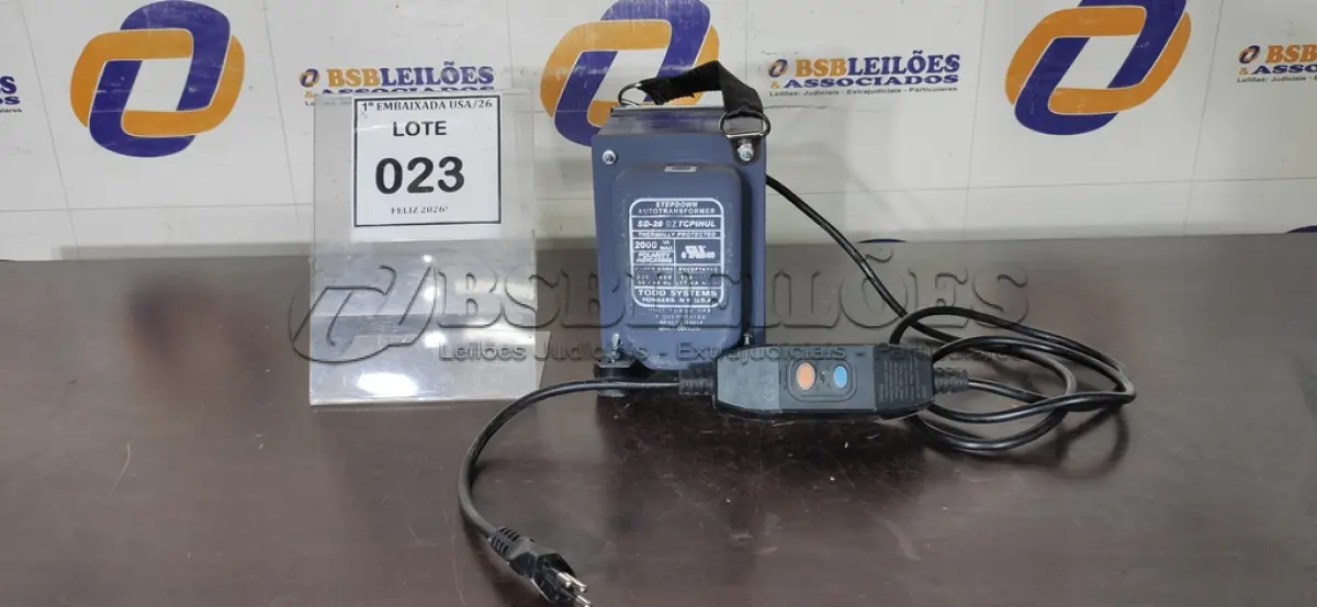 LOTE 023 - 01 TRANSFORMADOR 2.000W. (NO ESTADO EM QUE SE ENCONTRA. SUJEITO A AVARIAS OCULTAS/VISÍVEIS.) BH1608F
