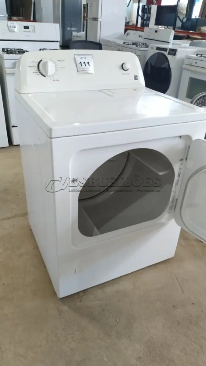 LOTE 111 - 01 SECADORA KENMORE110 VOLTS .M73515122. (NO ESTADO EM QUE SE ENCONTRA. SUJEITO A AVARIAS OCULTAS/VISÍVEIS.) BF8638P