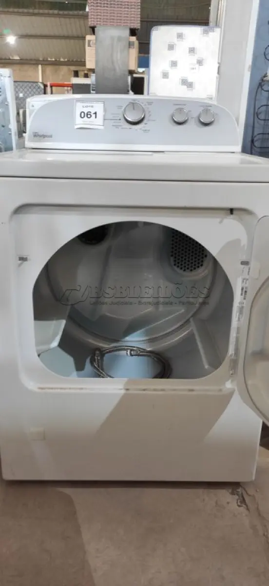 LOTE 061 - 01 SECADORA WHIRLPOOL 110 VOLTS M52629605. (NO ESTADO EM QUE SE ENCONTRA. SUJEITO A AVARIAS OCULTAS/VISÍVEIS.) BF8609X