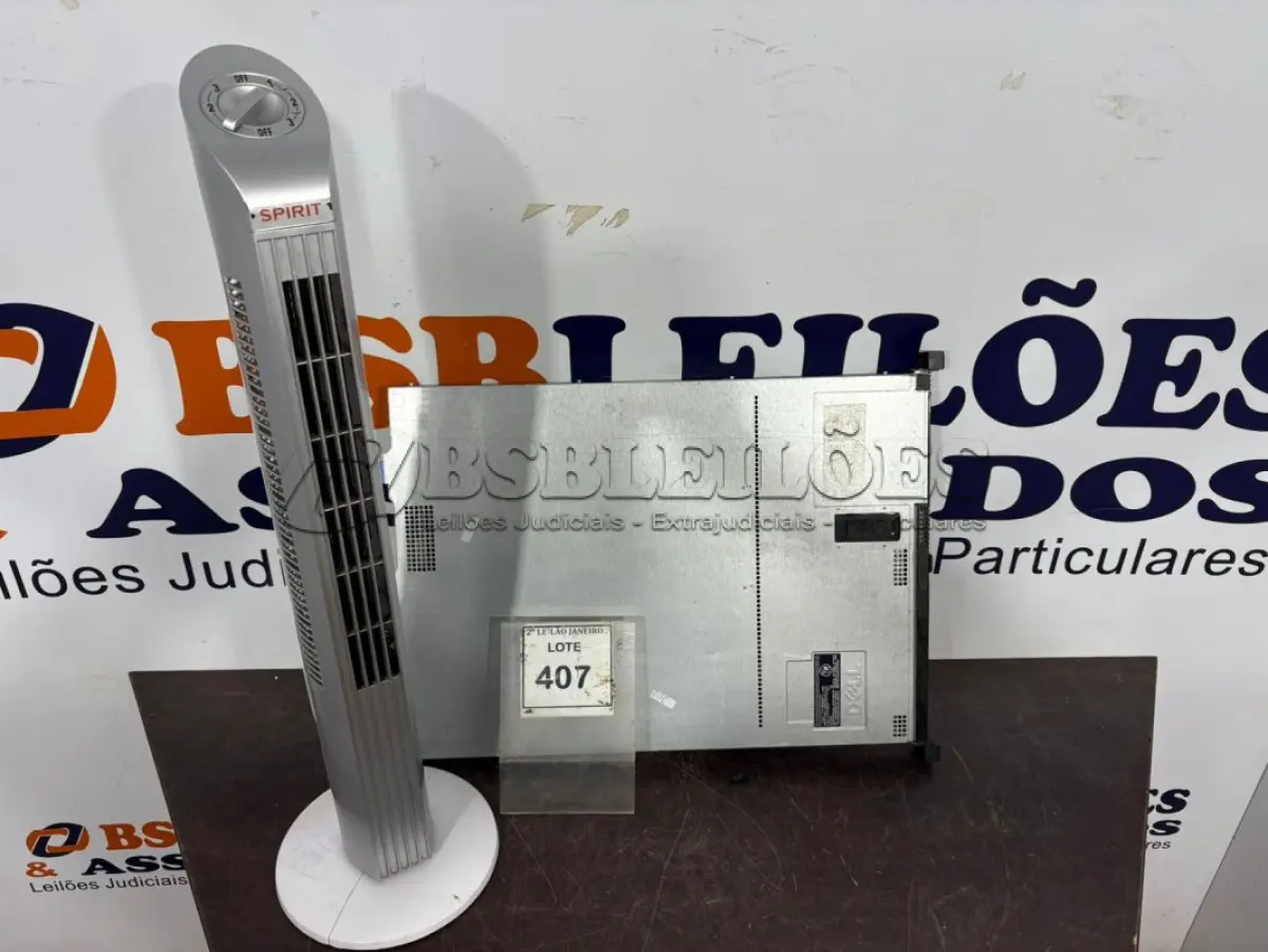 LOTE 407 - 01 SERVIDOR R420 16GB MEMÓRIA MARCA DELL. (NO ESTADO) ATENÇÃO! FAZER A VISITAÇÃO ANTES DE ARREMATAR, NÃO SABEMOS SE FUNCIONA. LEILÃO NÃO TEM GARANTIA E NEM DEVOLUÇÃO, SUJEITO A POSSÍVEIS AVARIAS VISÍVEIS/OCULTAS E/OU AUSÊNCIA DE COMPONENTES.