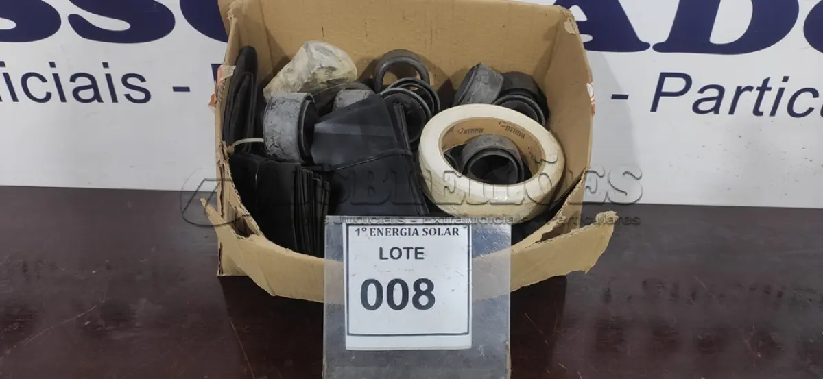 LOTE 008 - 01 LOTE COM BUCHA DE ACABAMENTOS PARA ELETRODUTOS. (NO ESTADO) ATENÇÃO! FAZER A VISITAÇÃO ANTES DE ARREMATAR, NÃO SABEMOS SE FUNCIONA, LEILÃO NÃO TEM GARANTIA E NEM DEVOLUÇÃO, SUJEITO A POSSÍVEIS AVARIAS VISÍVEIS/OCULTAS E/OU AUSÊNCIA DE COMPONENTES.