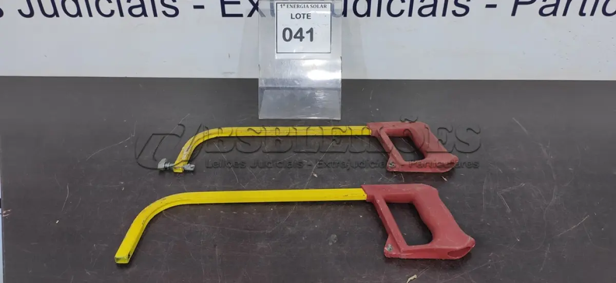 LOTE 041 - 02 ARCOS DE SERRA. (NO ESTADO) ATENÇÃO! FAZER A VISITAÇÃO ANTES DE ARREMATAR, NÃO SABEMOS SE FUNCIONA, LEILÃO NÃO TEM GARANTIA E NEM DEVOLUÇÃO, SUJEITO A POSSÍVEIS AVARIAS VISÍVEIS/OCULTAS E/OU AUSÊNCIA DE COMPONENTES.