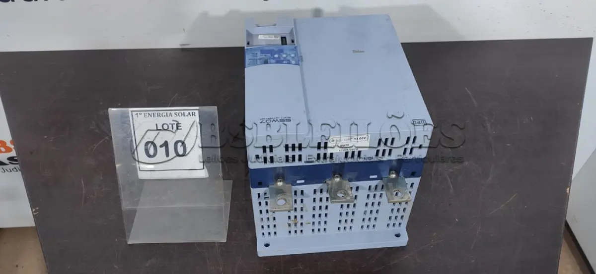 LOTE 010 - 01 CHAVE DE PARTIDA ESTÁTICA WEG MODELO SSWO70255T5SH2Z 255 A. (NO ESTADO) ATENÇÃO! FAZER A VISITAÇÃO ANTES DE ARREMATAR, NÃO SABEMOS SE FUNCIONA, LEILÃO NÃO TEM GARANTIA E NEM DEVOLUÇÃO, SUJEITO A POSSÍVEIS AVARIAS VISÍVEIS/OCULTAS E/OU AUSÊNCIA DE COMPONENTES.