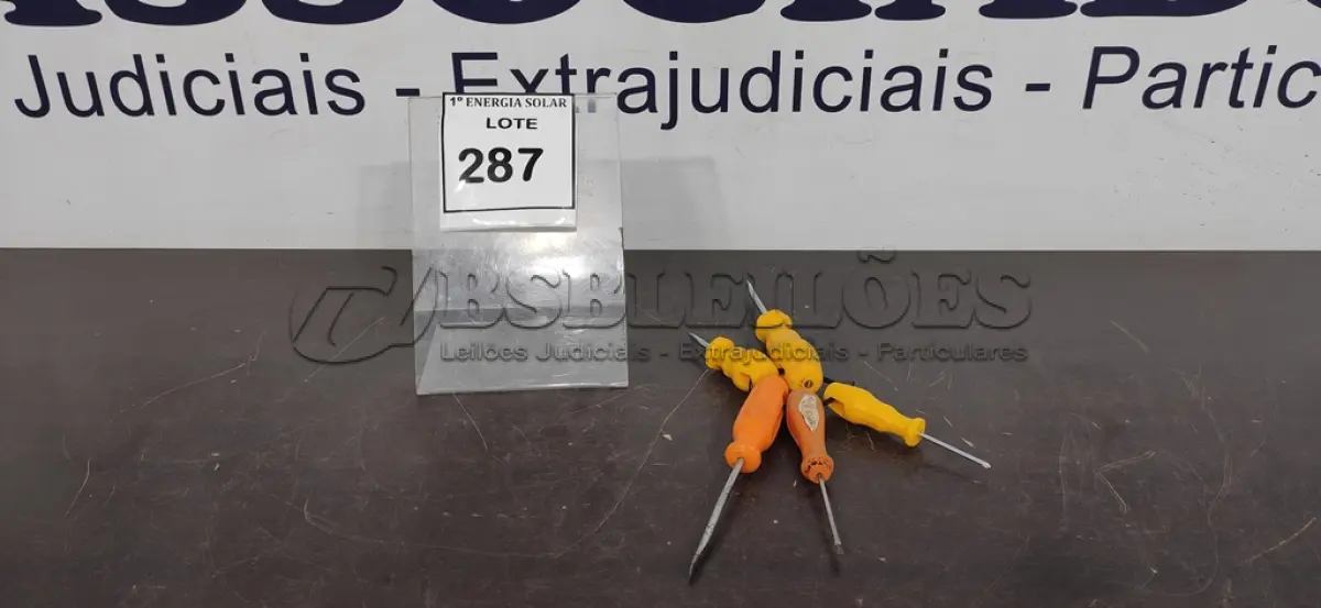 LOTE 287 - 03 CHAVES FENDA E 01 CHAVE PHILIPS E 4 PONTEIROS.  (NO ESTADO) ATENÇÃO! FAZER A VISITAÇÃO ANTES DE ARREMATAR, NÃO SABEMOS SE FUNCIONA, LEILÃO NÃO TEM GARANTIA E NEM DEVOLUÇÃO, SUJEITO A POSSÍVEIS AVARIAS VISÍVEIS/OCULTAS E/OU AUSÊNCIA DE COMPONENTES.