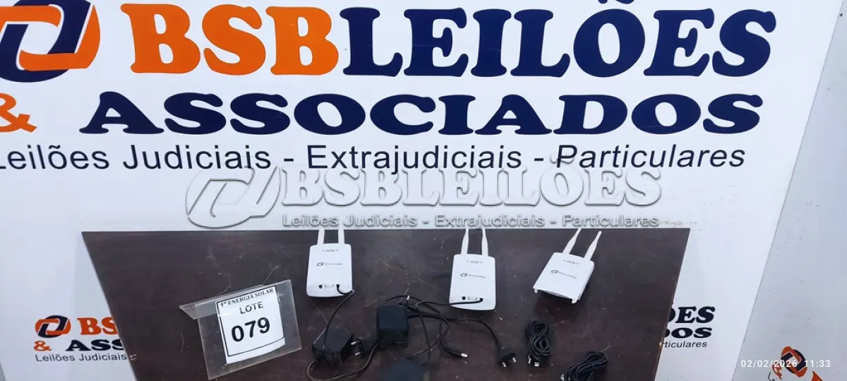 LOTE 079 - 03 ROTEADORES TIANJIE 4G. (NO ESTADO) ATENÇÃO! FAZER A VISITAÇÃO ANTES DE ARREMATAR, NÃO SABEMOS SE FUNCIONA, LEILÃO NÃO TEM GARANTIA E NEM DEVOLUÇÃO, SUJEITO A POSSÍVEIS AVARIAS VISÍVEIS/OCULTAS E/OU AUSÊNCIA DE COMPONENTES.