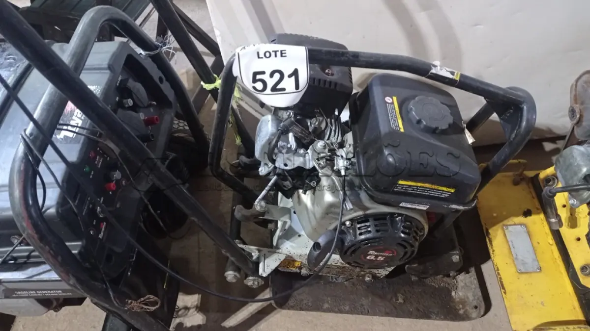 LOTE 521 - 01 PLACA VIBRATÓRIA A GASOLINA MARCA TOYAMA. (NO ESTADO) ATENÇÃO! FAZER A VISITAÇÃO ANTES DE ARREMATAR, NÃO SABEMOS SE FUNCIONA, LEILÃO NÃO TEM GARANTIA E NEM DEVOLUÇÃO, SUJEITO A POSSÍVEIS AVARIAS VISÍVEIS/OCULTAS E/OU AUSÊNCIA DE COMPONENTES.