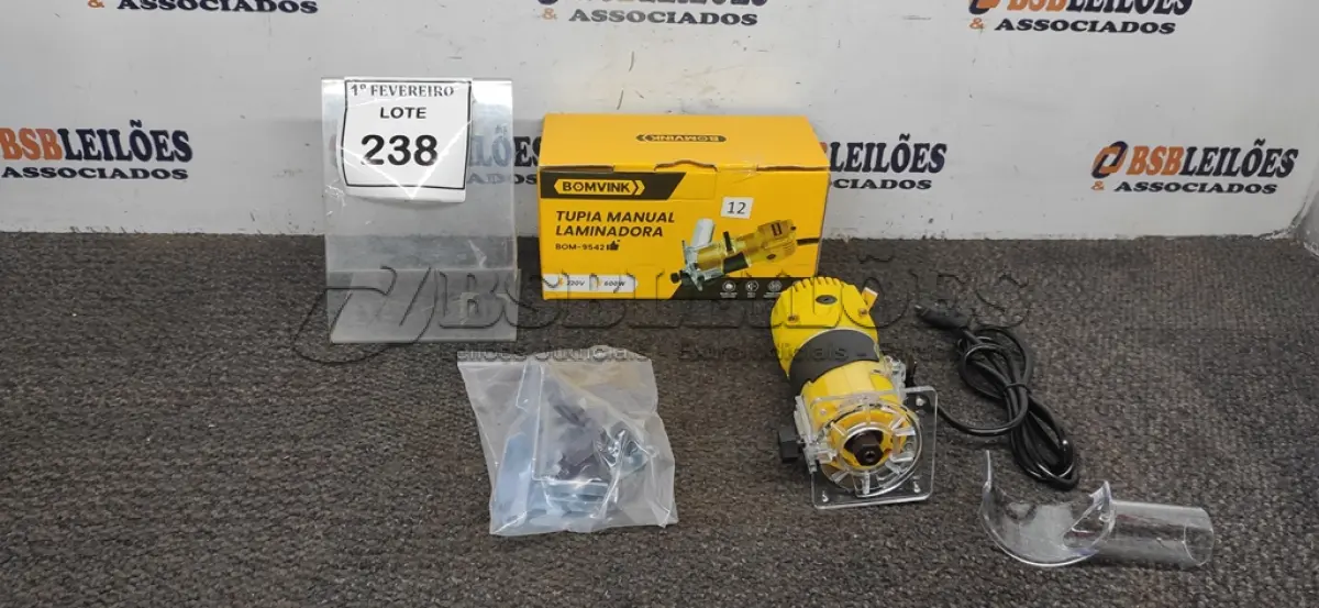 LOTE 238 - 01 TUPIA MAUAL LAMINADORA 600W 220V (PRODUTO NOVO). (NO ESTADO) ATENÇÃO! FAZER A VISITAÇÃO ANTES DE ARREMATAR, NÃO SABEMOS SE FUNCIONA, LEILÃO NÃO TEM GARANTIA E NEM DEVOLUÇÃO, SUJEITO A POSSÍVEIS AVARIAS VISÍVEIS/OCULTAS E/OU AUSÊNCIA DE COMPONENTES.