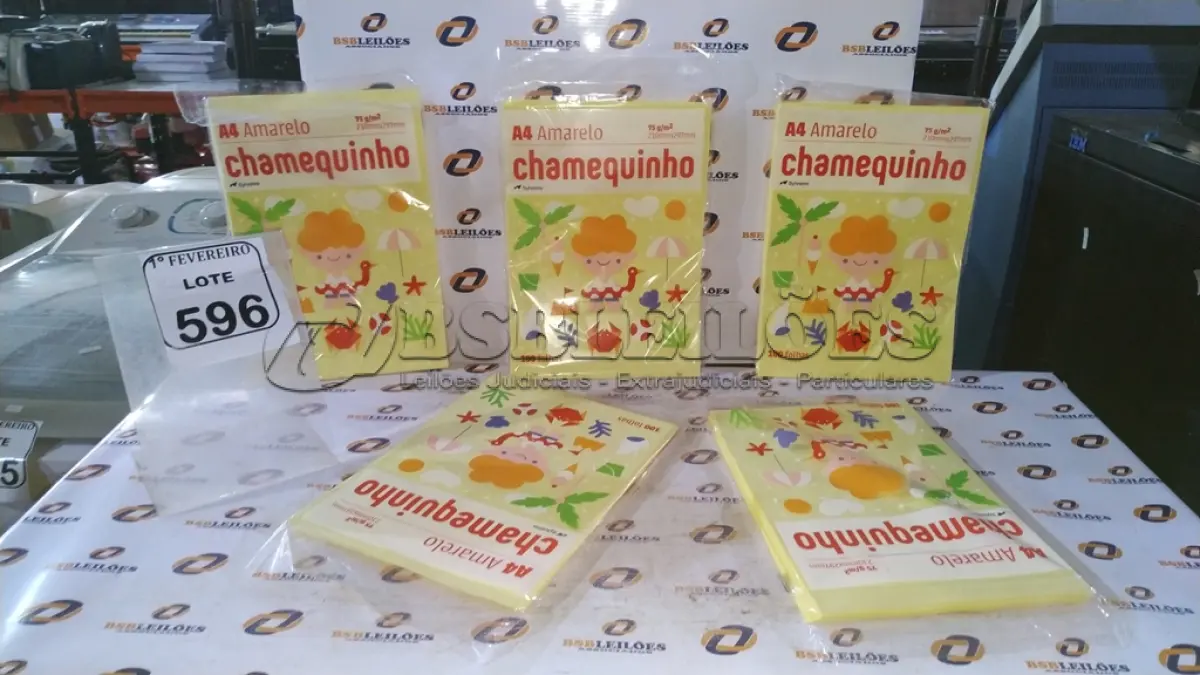 LOTE 596 - 05 PACOTES DE CHAMEQUINHO. (NO ESTADO) ATENÇÃO! FAZER A VISITAÇÃO ANTES DE ARREMATAR, NÃO SABEMOS SE FUNCIONA, LEILÃO NÃO TEM GARANTIA E NEM DEVOLUÇÃO, SUJEITO A POSSÍVEIS AVARIAS VISÍVEIS/OCULTAS E/OU AUSÊNCIA DE COMPONENTES.