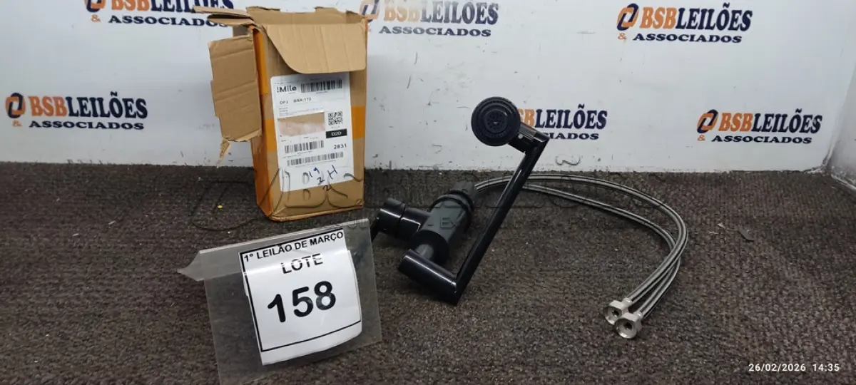 LOTE 158 - 01 TORNEIRA PARA ÁGUA FRIA E QUENTE. (NO ESTADO) ATENÇÃO! FAZER A VISITAÇÃO ANTES DE ARREMATAR, NÃO SABEMOS SE FUNCIONA, LEILÃO NÃO TEM GARANTIA E NEM DEVOLUÇÃO, SUJEITO A POSSÍVEIS AVARIAS VISÍVEIS/OCULTAS E/OU AUSÊNCIA DE COMPONENTES.