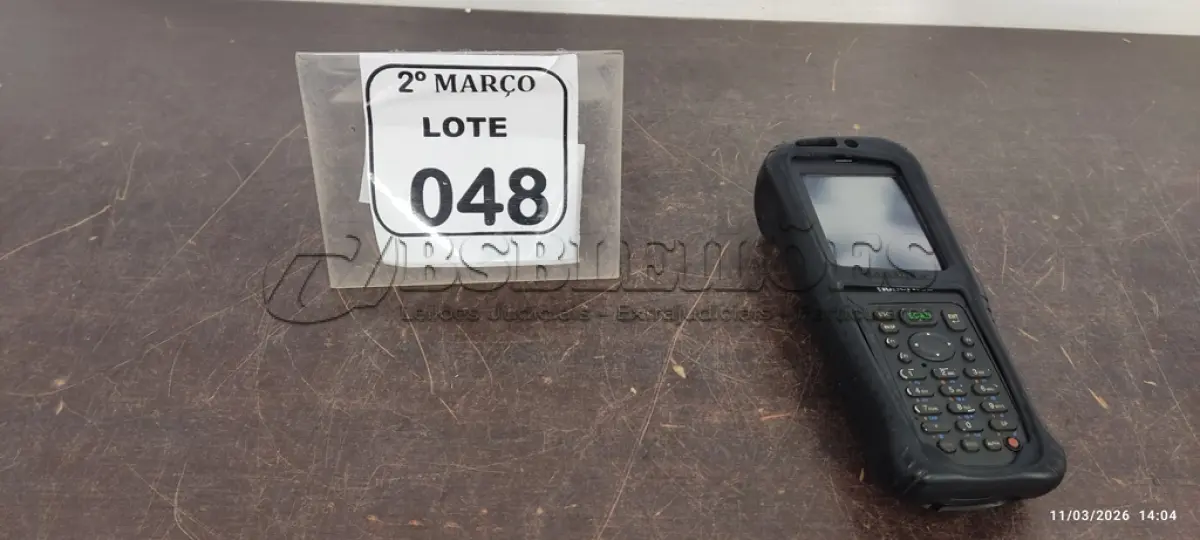 LOTE 048 - 01 COLETORA DE DADOS PORTÁTIL MODELO DOLPHIN 6500 MARCA HONEYWELL. (NO ESTADO) ATENÇÃO! FAZER A VISITAÇÃO ANTES DE ARREMATAR, NÃO SABEMOS SE FUNCIONA, LEILÃO NÃO TEM GARANTIA E NEM DEVOLUÇÃO, SUJEITO A POSSÍVEIS AVARIAS VISÍVEIS/OCULTAS E/OU AUSÊNCIA DE COMPONENTES.