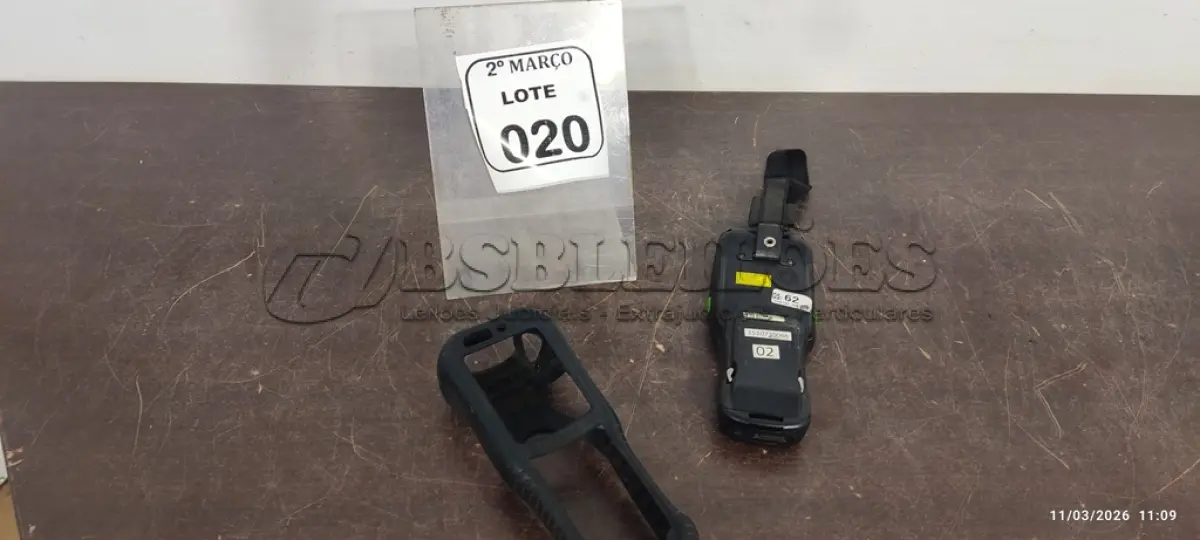 LOTE 020 - 01 COLETORA DE DADOS PORTÁTIL MODELO DOLPHIN 6500 MARCA HONEYWELL. (NO ESTADO) ATENÇÃO! FAZER A VISITAÇÃO ANTES DE ARREMATAR, NÃO SABEMOS SE FUNCIONA, LEILÃO NÃO TEM GARANTIA E NEM DEVOLUÇÃO, SUJEITO A POSSÍVEIS AVARIAS VISÍVEIS/OCULTAS E/OU AUSÊNCIA DE COMPONENTES.