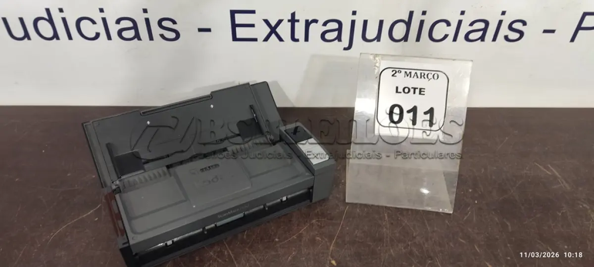 LOTE 011 - 01 SCANNER MODELO I940 MARCA KODAK SEM FONTE. (NO ESTADO) ATENÇÃO! FAZER A VISITAÇÃO ANTES DE ARREMATAR, NÃO SABEMOS SE FUNCIONA, LEILÃO NÃO TEM GARANTIA E NEM DEVOLUÇÃO, SUJEITO A POSSÍVEIS AVARIAS VISÍVEIS/OCULTAS E/OU AUSÊNCIA DE COMPONENTES.