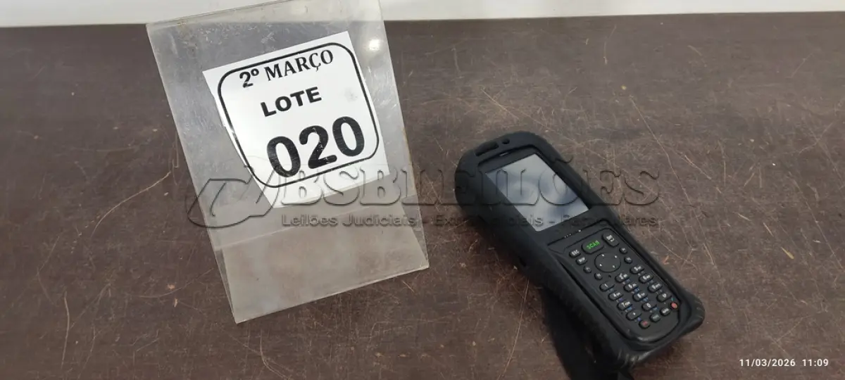 LOTE 020 - 01 COLETORA DE DADOS PORTÁTIL MODELO DOLPHIN 6500 MARCA HONEYWELL. (NO ESTADO) ATENÇÃO! FAZER A VISITAÇÃO ANTES DE ARREMATAR, NÃO SABEMOS SE FUNCIONA, LEILÃO NÃO TEM GARANTIA E NEM DEVOLUÇÃO, SUJEITO A POSSÍVEIS AVARIAS VISÍVEIS/OCULTAS E/OU AUSÊNCIA DE COMPONENTES.