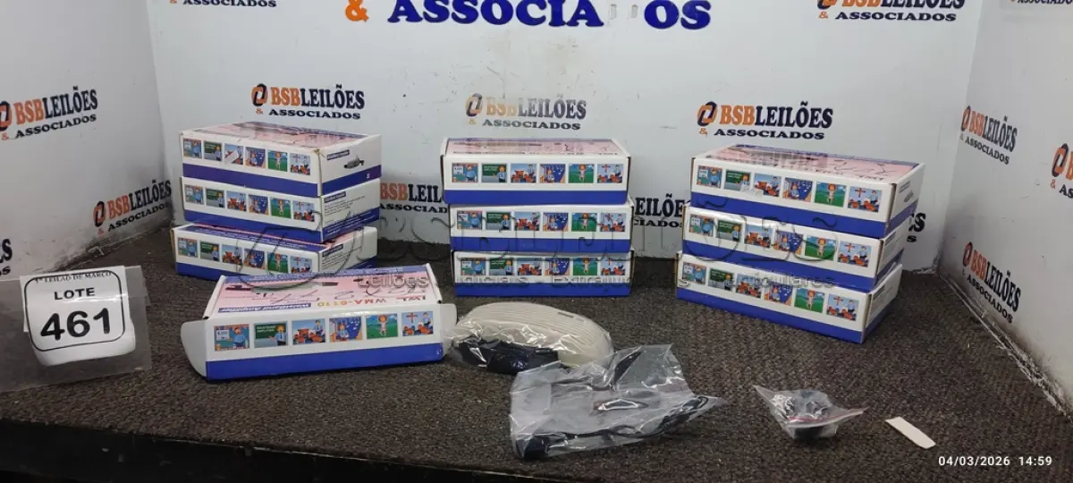 LOTE 461 - 10 MICROFONES PARA SEMINÁRIO MODELO WMA-6110 MARCA JWL. (NO ESTADO) ATENÇÃO! FAZER A VISITAÇÃO ANTES DE ARREMATAR, NÃO SABEMOS SE FUNCIONA, LEILÃO NÃO TEM GARANTIA E NEM DEVOLUÇÃO, SUJEITO A POSSÍVEIS AVARIAS VISÍVEIS/OCULTAS E/OU AUSÊNCIA DE COMPONENTES.