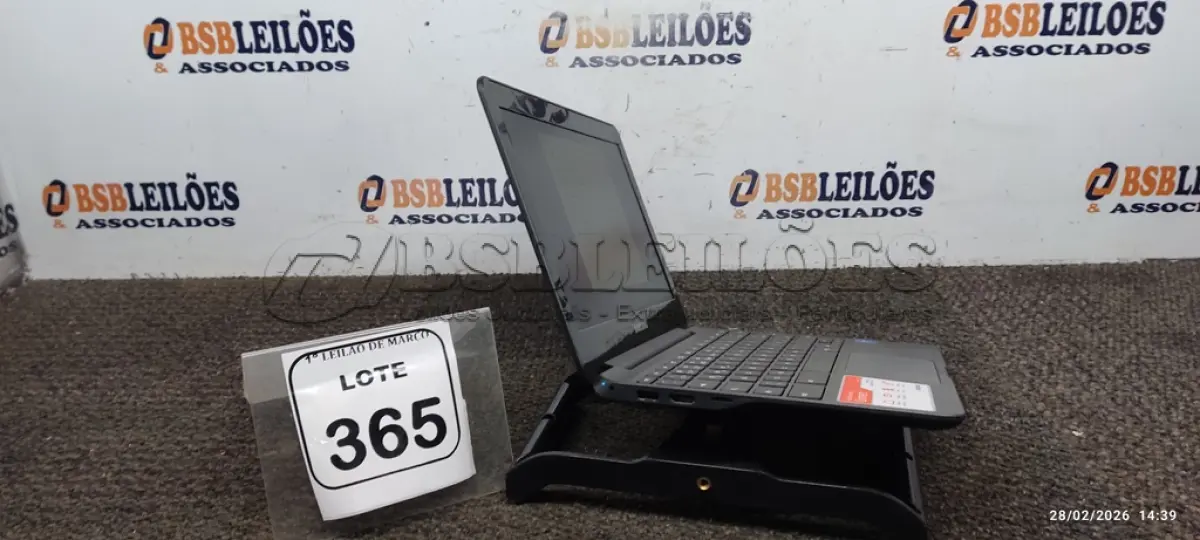 LOTE 365 - 01 NOTEBOOK 2GB DE MEMÓRIA, 16GB E.MMC TELA 11.6’’ LINHA CONNECT MARCA SAMSUNG SEM FONTE. (NO ESTADO) ATENÇÃO! FAZER A VISITAÇÃO ANTES DE ARREMATAR, NÃO SABEMOS SE FUNCIONA, LEILÃO NÃO TEM GARANTIA E NEM DEVOLUÇÃO, SUJEITO A POSSÍVEIS AVARIAS VISÍVEIS/OCULTAS E/OU AUSÊNCIA DE COMPONENTES.