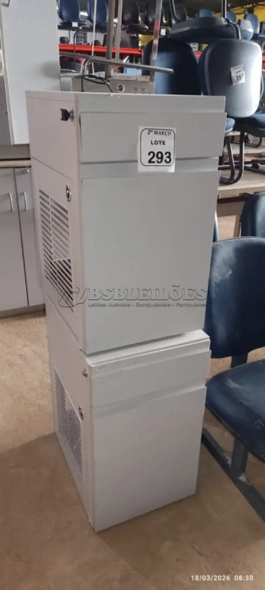 LOTE 293 - 02 ARMÁRIOS PARA CPU COM 01 PORTA E 01 GAVETA. (NO ESTADO) ATENÇÃO! FAZER A VISITAÇÃO ANTES DE ARREMATAR, NÃO SABEMOS SE FUNCIONA, LEILÃO NÃO TEM GARANTIA E NEM DEVOLUÇÃO, SUJEITO A POSSÍVEIS AVARIAS VISÍVEIS/OCULTAS E/OU AUSÊNCIA DE COMPONENTES.