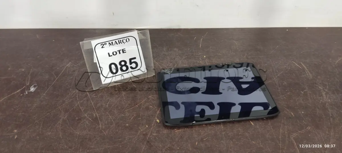 LOTE 085 - 01 TABLET MARCA MOTOROLA. (NO ESTADO) ATENÇÃO! FAZER A VISITAÇÃO ANTES DE ARREMATAR, NÃO SABEMOS SE FUNCIONA, LEILÃO NÃO TEM GARANTIA E NEM DEVOLUÇÃO, SUJEITO A POSSÍVEIS AVARIAS VISÍVEIS/OCULTAS E/OU AUSÊNCIA DE COMPONENTES.