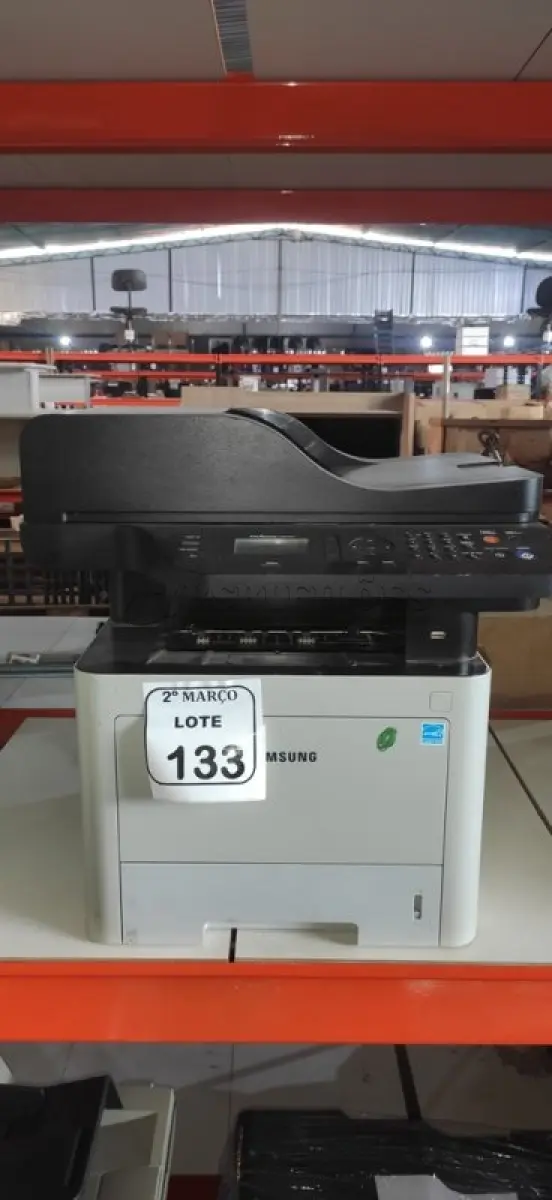 LOTE 133 - 01 IMPRESSORA MULTIFUNCIONAL MODELO PRO XPRESS M470FR MARCA SAMSUNG. (NO ESTADO) ATENÇÃO! FAZER A VISITAÇÃO ANTES DE ARREMATAR, NÃO SABEMOS SE FUNCIONA, LEILÃO NÃO TEM GARANTIA E NEM DEVOLUÇÃO, SUJEITO A POSSÍVEIS AVARIAS VISÍVEIS/OCULTAS E/OU AUSÊNCIA DE COMPONENTES.