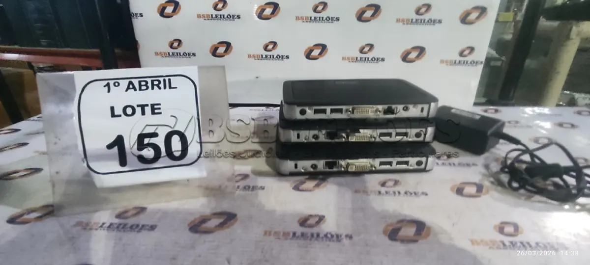LOTE 150 - 03 MINIS PC MODELO THIN CLIENTE WYSE MARCA DELL. (NO ESTADO) ATENÇÃO! FAZER A VISITAÇÃO ANTES DE ARREMATAR, NÃO SABEMOS SE FUNCIONA, LEILÃO NÃO TEM GARANTIA E NEM DEVOLUÇÃO, SUJEITO A POSSÍVEIS AVARIAS VISÍVEIS/OCULTAS E/OU AUSÊNCIA DE COMPONENTES.