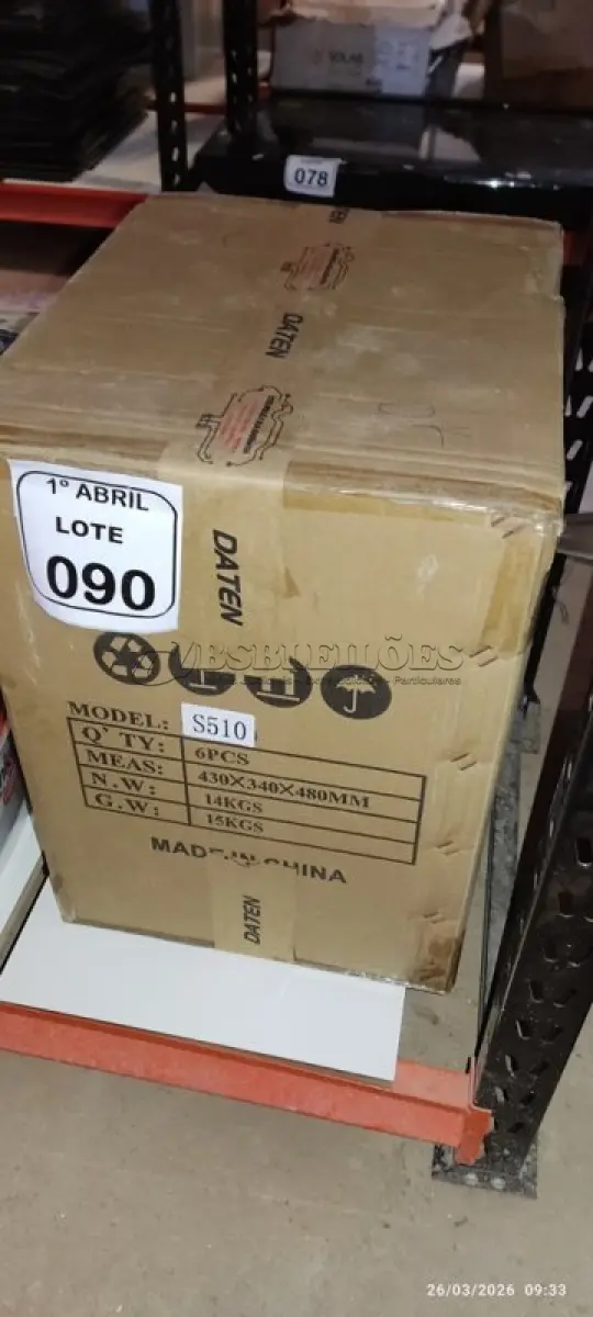 LOTE 090 - 06 SUPORTES PARA MONITORES MARCA DATEN. (NO ESTADO) ATENÇÃO! FAZER A VISITAÇÃO ANTES DE ARREMATAR, NÃO SABEMOS SE FUNCIONA, LEILÃO NÃO TEM GARANTIA E NEM DEVOLUÇÃO, SUJEITO A POSSÍVEIS AVARIAS VISÍVEIS/OCULTAS E/OU AUSÊNCIA DE COMPONENTES.