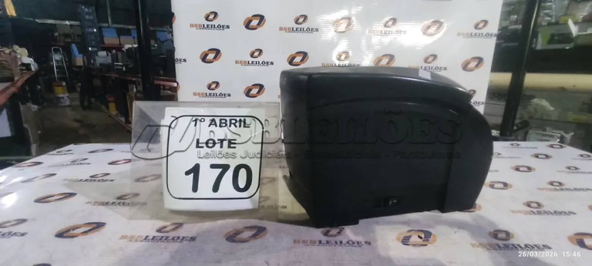 LOTE 170 - 01 IMPRESSORA DE CUPOM MARCA BEMATECH. (NO ESTADO) ATENÇÃO! FAZER A VISITAÇÃO ANTES DE ARREMATAR, NÃO SABEMOS SE FUNCIONA, LEILÃO NÃO TEM GARANTIA E NEM DEVOLUÇÃO, SUJEITO A POSSÍVEIS AVARIAS VISÍVEIS/OCULTAS E/OU AUSÊNCIA DE COMPONENTES.