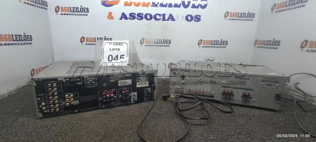 LOTE 045 - 01 RECEIVER MODELO VSX-D414 MARCA PIONEER E 01 RECEIVER MODELO STR-DE485 MARCA SONY. (NO ESTADO) ATENÇÃO! FAZER A VISITAÇÃO ANTES DE ARREMATAR, NÃO SABEMOS SE FUNCIONA, LEILÃO NÃO TEM GARANTIA E NEM DEVOLUÇÃO, SUJEITO A POSSÍVEIS AVARIAS VISÍVEIS/OCULTAS E/OU AUSÊNCIA DE COMPONENTES.