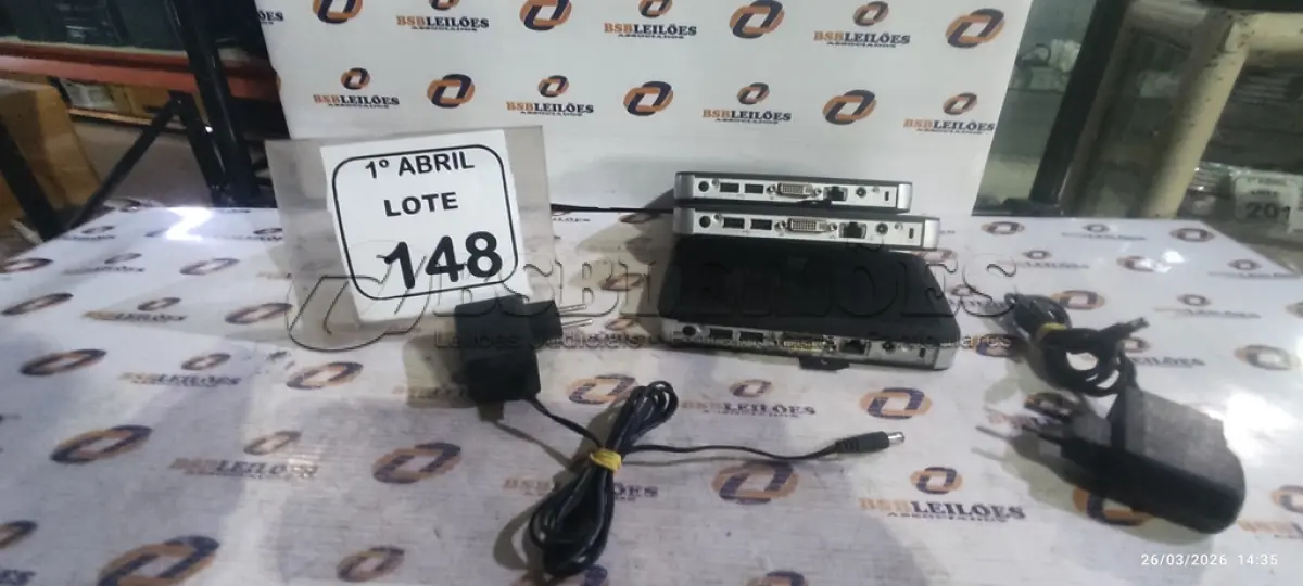 LOTE 148 - 03 MINIS PC MODELO THIN CLIENTE WYSE MARCA DELL. (NO ESTADO) ATENÇÃO! FAZER A VISITAÇÃO ANTES DE ARREMATAR, NÃO SABEMOS SE FUNCIONA, LEILÃO NÃO TEM GARANTIA E NEM DEVOLUÇÃO, SUJEITO A POSSÍVEIS AVARIAS VISÍVEIS/OCULTAS E/OU AUSÊNCIA DE COMPONENTES.