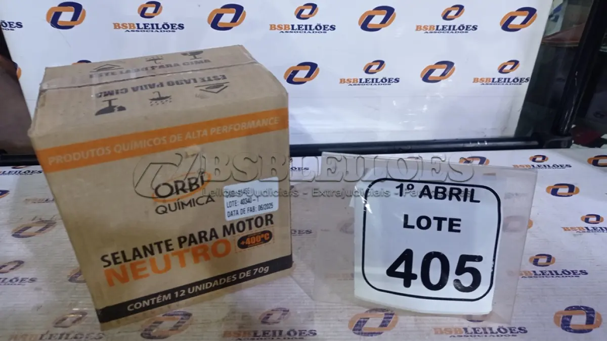 LOTE 405 - 12 BISNAGAS DE ADESIVO DE SILICONE NEUTRO DE 70G MARCA ORBI QUÍMICA. (NO ESTADO) ATENÇÃO! FAZER A VISITAÇÃO ANTES DE ARREMATAR, NÃO SABEMOS SE FUNCIONA, LEILÃO NÃO TEM GARANTIA E NEM DEVOLUÇÃO, SUJEITO A POSSÍVEIS AVARIAS VISÍVEIS/OCULTAS E/OU AUSÊNCIA DE COMPONENTES.