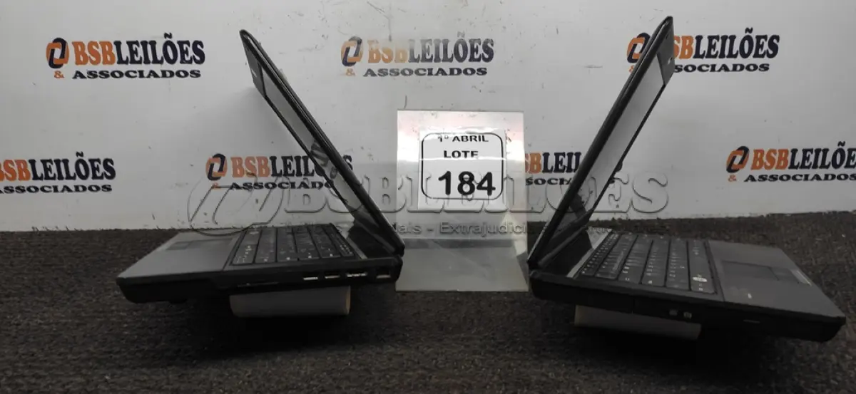 LOTE 184 - 02 NOTEBOOKS MARCA POSITIVO. (NO ESTADO) ATENÇÃO! FAZER A VISITAÇÃO ANTES DE ARREMATAR, NÃO SABEMOS SE FUNCIONA, LEILÃO NÃO TEM GARANTIA E NEM DEVOLUÇÃO, SUJEITO A POSSÍVEIS AVARIAS VISÍVEIS/OCULTAS E/OU AUSÊNCIA DE COMPONENTES.