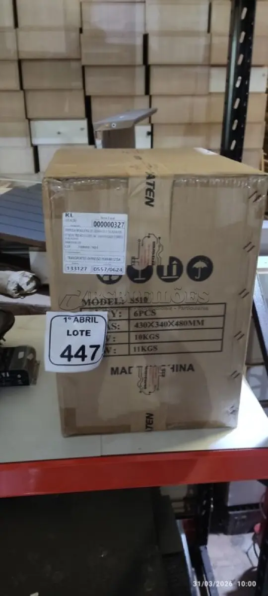 LOTE 447 - 06 SUPORTES PARA MONITORES MARCA DATEN. (NO ESTADO) ATENÇÃO! FAZER A VISITAÇÃO ANTES DE ARREMATAR, NÃO SABEMOS SE FUNCIONA, LEILÃO NÃO TEM GARANTIA E NEM DEVOLUÇÃO, SUJEITO A POSSÍVEIS AVARIAS VISÍVEIS/OCULTAS E/OU AUSÊNCIA DE COMPONENTES.