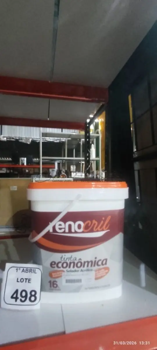 LOTE 498 - 01 BALDE DE SELADOR ACRÍLICO 16L INTERIOR/EXTERIOR MARCA RENOCRIL. (NO ESTADO) ATENÇÃO! FAZER A VISITAÇÃO ANTES DE ARREMATAR, NÃO SABEMOS SE FUNCIONA, LEILÃO NÃO TEM GARANTIA E NEM DEVOLUÇÃO, SUJEITO A POSSÍVEIS AVARIAS VISÍVEIS/OCULTAS E/OU AUSÊNCIA DE COMPONENTES.