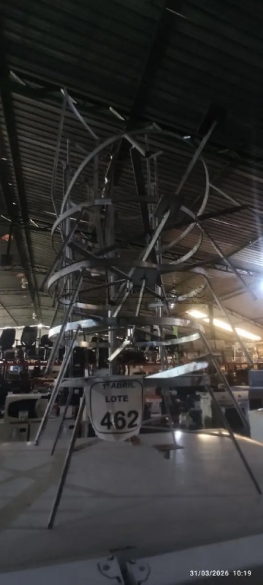 LOTE 462 - 05 BASES DE FERRO PARA LIXEIRA COM PEDAL. (NO ESTADO) ATENÇÃO! FAZER A VISITAÇÃO ANTES DE ARREMATAR, NÃO SABEMOS SE FUNCIONA, LEILÃO NÃO TEM GARANTIA E NEM DEVOLUÇÃO, SUJEITO A POSSÍVEIS AVARIAS VISÍVEIS/OCULTAS E/OU AUSÊNCIA DE COMPONENTES.