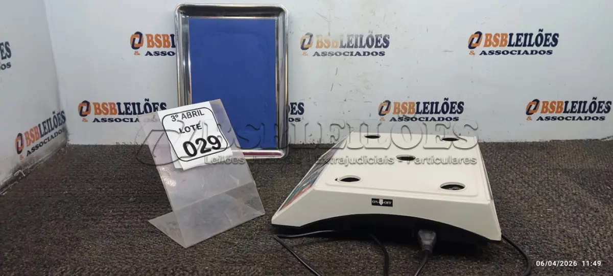 LOTE 029 - 01 BALANÇA DIGITAL DE PESO MÁXIMO DE 40KG MARCA INTELBRAS. (NO ESTADO) ATENÇÃO! FAZER A VISITAÇÃO ANTES DE ARREMATAR, NÃO SABEMOS SE FUNCIONA, LEILÃO NÃO TEM GARANTIA E NEM DEVOLUÇÃO, SUJEITO A POSSÍVEIS AVARIAS VISÍVEIS/OCULTAS E/OU AUSÊNCIA DE COMPONENTES.
