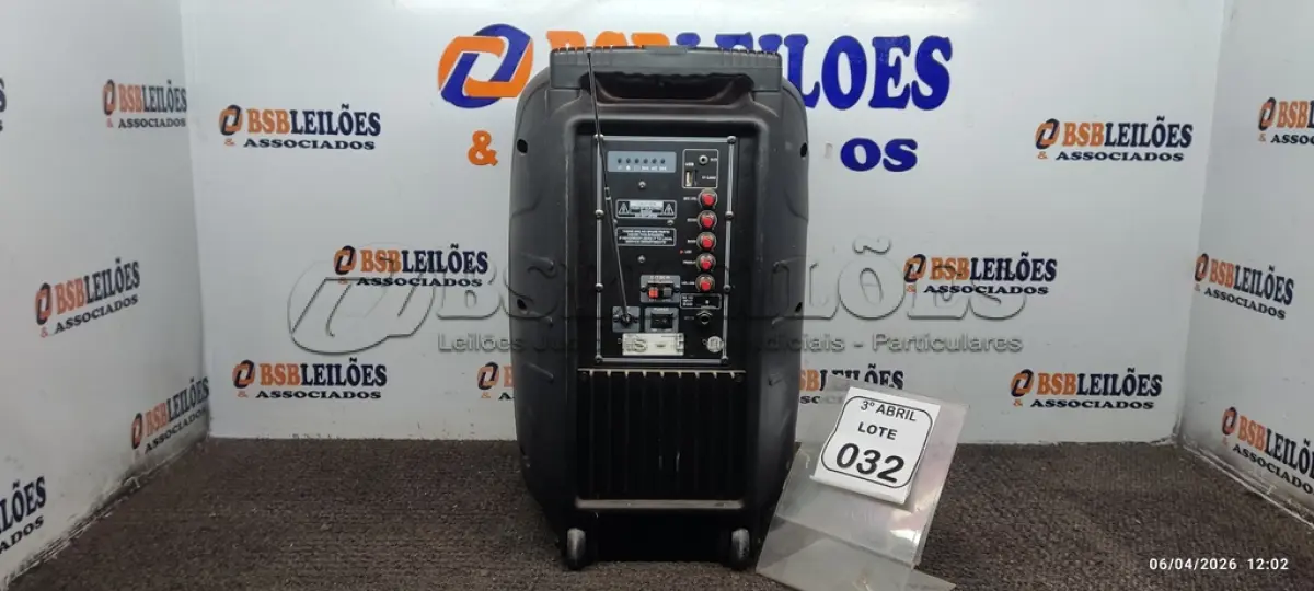 LOTE 032 - 01 CAIXA AMPLIFICADORA MODELO SV200 MARCA MULTILASER. (NO ESTADO) ATENÇÃO! FAZER A VISITAÇÃO ANTES DE ARREMATAR, NÃO SABEMOS SE FUNCIONA, LEILÃO NÃO TEM GARANTIA E NEM DEVOLUÇÃO, SUJEITO A POSSÍVEIS AVARIAS VISÍVEIS/OCULTAS E/OU AUSÊNCIA DE COMPONENTES.