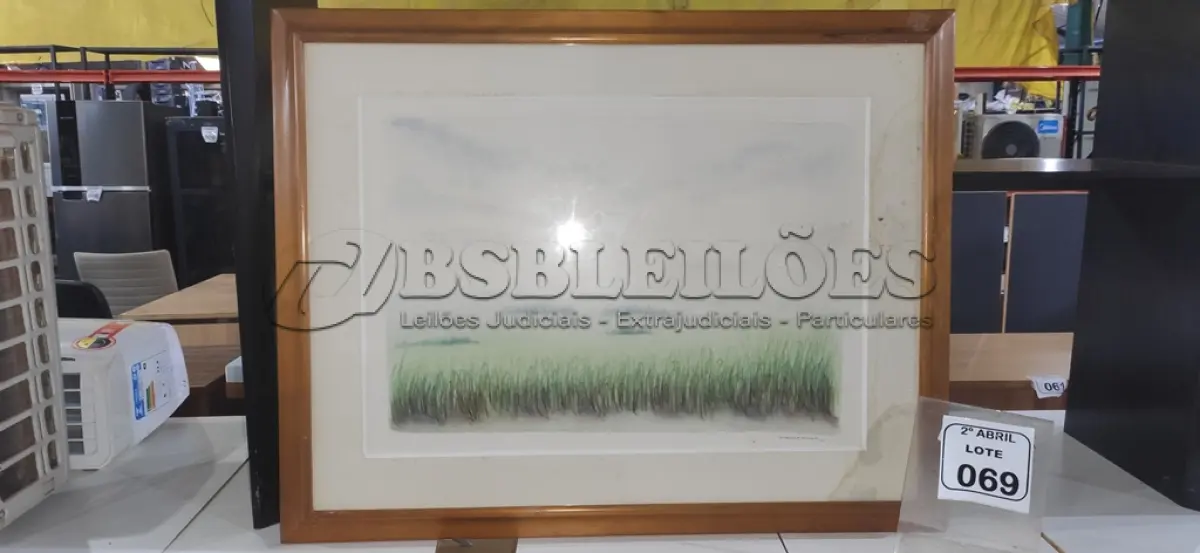 LOTE 069 - 01 QUADRO DECORATIVO. (NO ESTADO) ATENÇÃO! FAZER A VISITAÇÃO ANTES DE ARREMATAR, NÃO SABEMOS SE FUNCIONA, LEILÃO NÃO TEM GARANTIA E NEM DEVOLUÇÃO, SUJEITO A POSSÍVEIS AVARIAS VISÍVEIS/OCULTAS E/OU AUSÊNCIA DE COMPONENTES.