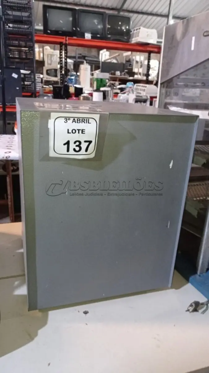 LOTE 137 - 01 ESTUFA DE ESTERILIZAÇÃO E SECAGEM MARCA OLIDEF CZ. (NO ESTADO) ATENÇÃO! FAZER A VISITAÇÃO ANTES DE ARREMATAR, NÃO SABEMOS SE FUNCIONA, LEILÃO NÃO TEM GARANTIA E NEM DEVOLUÇÃO, SUJEITO A POSSÍVEIS AVARIAS VISÍVEIS/OCULTAS E/OU AUSÊNCIA DE COMPONENTES.